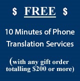 Receive ten minutes of FREE Live Interpreter Sevice